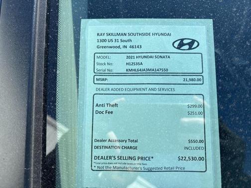 2021 Hyundai SONATA SEL