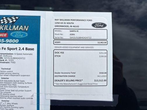 Frost White Pearl 2017 Hyundai Santa Fe Sport 2.4L