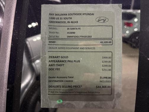 2026 Hyundai SANTA FE SEL 2.4