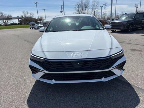 Serenity White 2026 Hyundai ELANTRA HEV Blue