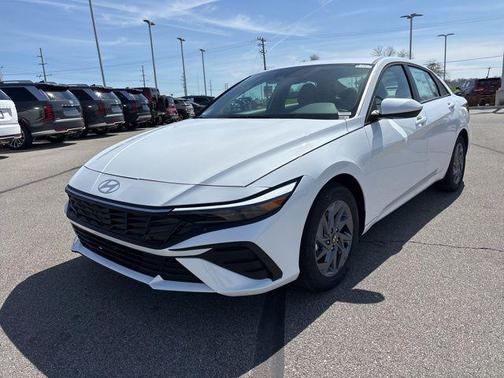 Serenity White 2026 Hyundai ELANTRA HEV Blue