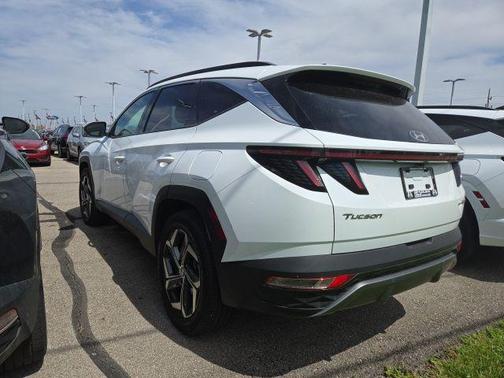 White Pearl 2024 Hyundai TUCSON Hybrid Limited