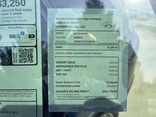 2026 Hyundai PALISADE SE