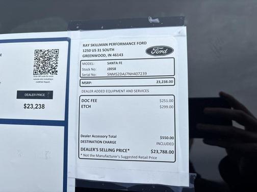 2022 Hyundai SANTA FE SEL 2.4