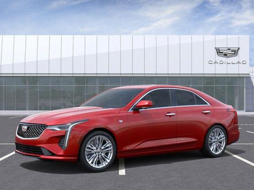 Radiant Red Tintcoat 2026 Cadillac CT4 Premium Luxury RWD