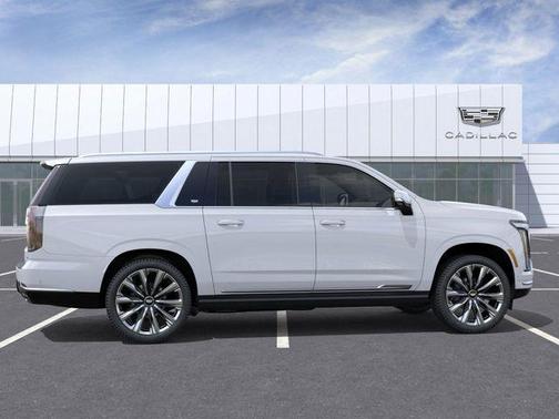 Vibrant White Tricoat 2026 Cadillac Escalade ESV Luxury