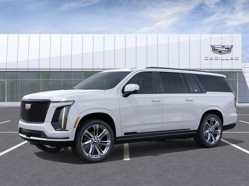 Vibrant White 2026 Cadillac Escalade ESV Sport