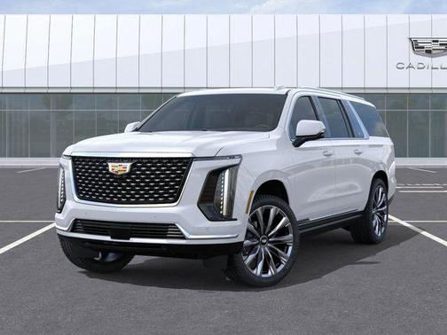 Vibrant White Tricoat 2026 Cadillac Escalade ESV Luxury