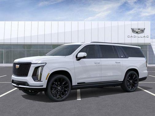 Vibrant White Tricoat 2026 Cadillac Escalade ESV Sport Platinum