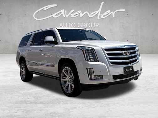 Crystal White Tricoat 2017 Cadillac Escalade ESV Premium Luxury