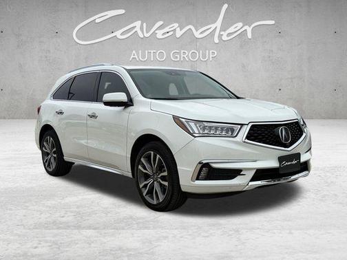 White Diamond Pearl 2019 Acura MDX 3.5L w/Advance Package
