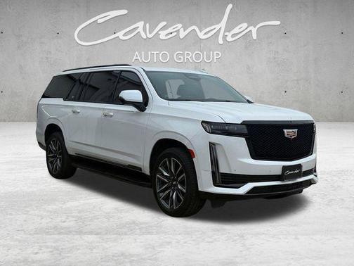 Crystal White Tricoat 2021 Cadillac Escalade ESV Sport
