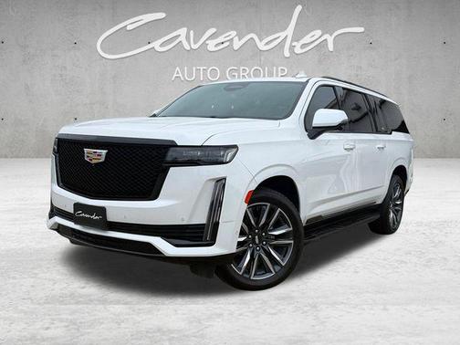 Crystal White Tricoat 2021 Cadillac Escalade ESV Sport