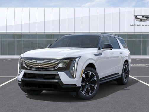 Vibrant White Tricoat 2026 Cadillac Escalade IQL Sport