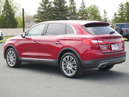 Red 2016 Lincoln MKX Reserve