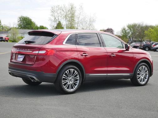 Red 2016 Lincoln MKX Reserve