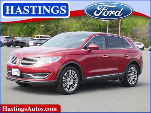 Red 2016 Lincoln MKX Reserve