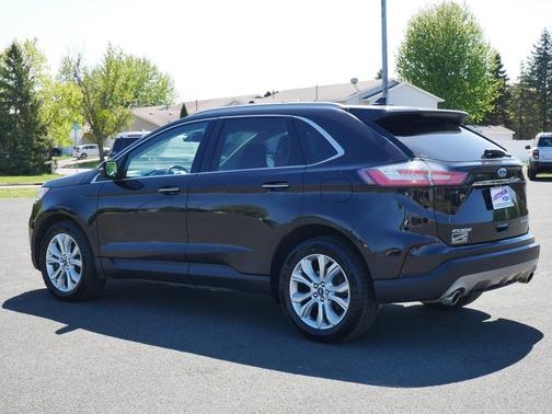 Black 2020 Ford Edge Titanium