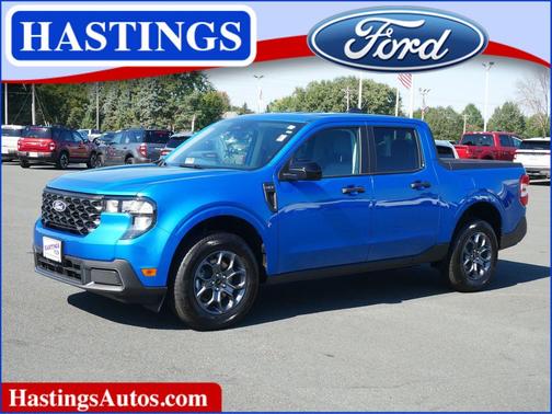 Blue 2025 Ford Maverick XLT