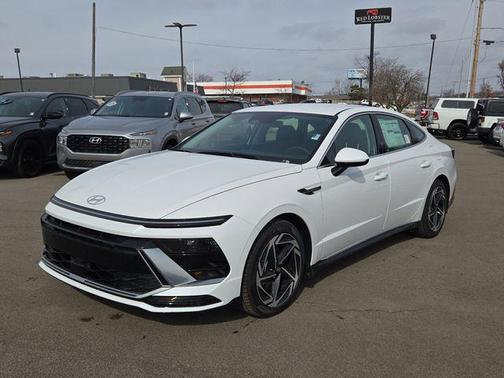 Serenity White 2026 Hyundai SONATA SEL