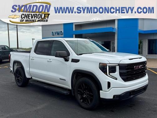 Summit White 2024 GMC Sierra 1500 Elevation