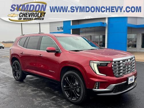 Volcanic Red 2026 GMC Acadia Denali