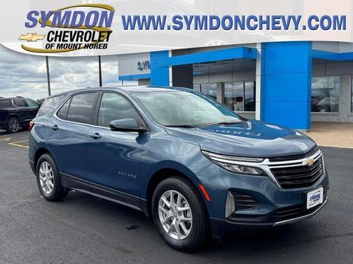 Lakeshore Blue Metallic 2024 Chevrolet Equinox LT