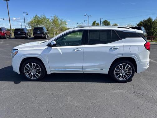 White Frost Tri-Coat 2023 GMC Terrain Denali