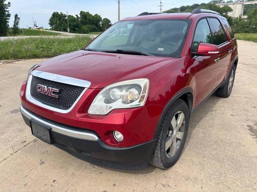 Red 2012 GMC Acadia SLT-2