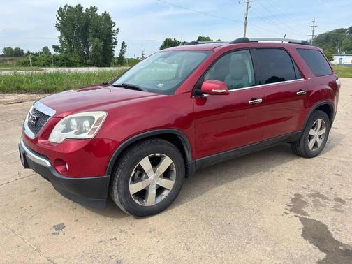 Red 2012 GMC Acadia SLT-2
