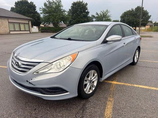 Blue 2014 Hyundai SONATA GLS