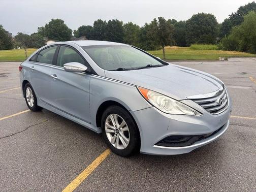 Blue 2014 Hyundai SONATA GLS