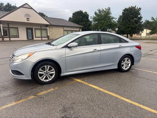 Blue 2014 Hyundai SONATA GLS