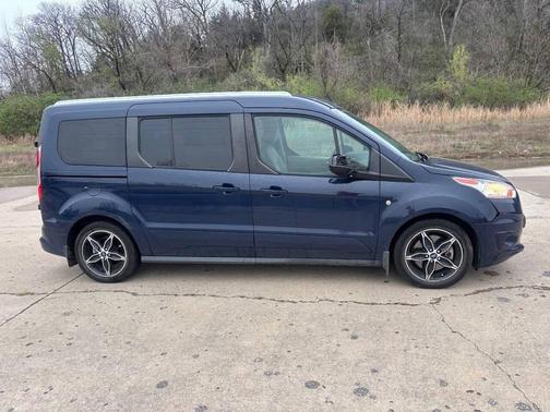 Blue 2018 Ford Transit Connect XLT