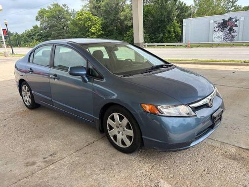 Blue 2007 Honda Civic LX