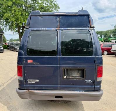 Blue 2006 Ford E250 Cargo