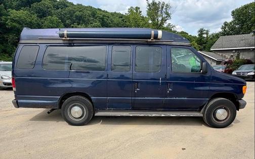 Blue 2006 Ford E250 Cargo