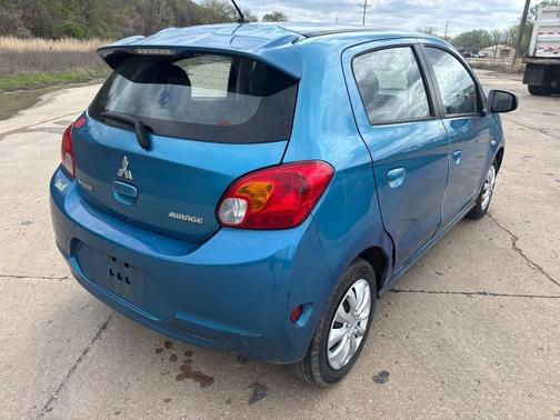 Blue 2015 Mitsubishi Mirage DE 4dr Hatchback CVT