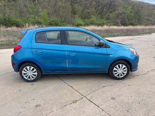 Blue 2015 Mitsubishi Mirage DE 4dr Hatchback CVT