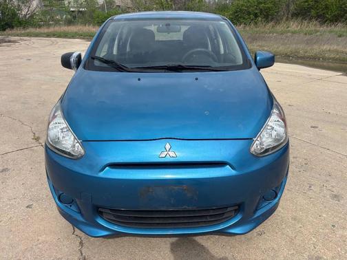 Blue 2015 Mitsubishi Mirage DE 4dr Hatchback CVT