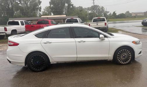 White 2013 Ford Fusion Titanium