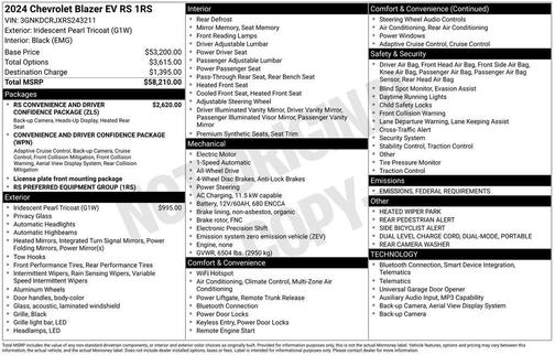 2024 Chevrolet Blazer EV RS