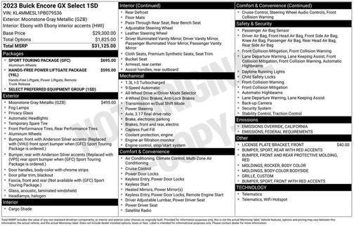 2023 Buick Encore GX Select