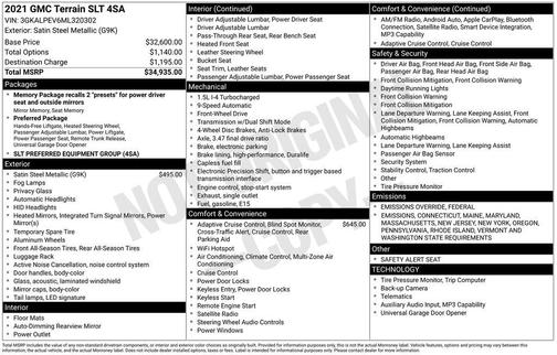 2021 GMC Terrain SLT