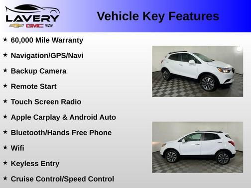 Summit White 2022 Buick Encore Preferred