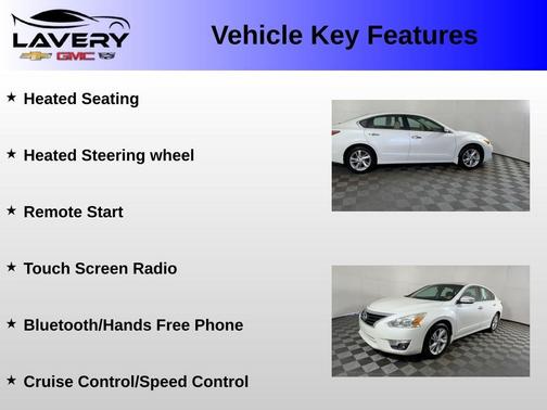 Pearl White 2014 Nissan Altima 2.5 SL