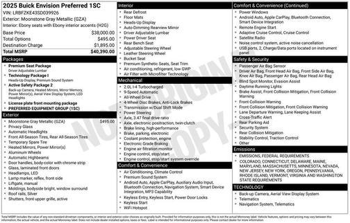 2025 Buick Envision Preferred