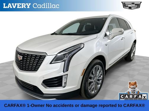 Crystal White Tri-Coat 2023 Cadillac XT5 Premium Luxury