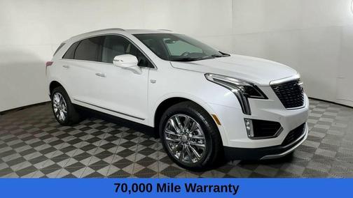 Crystal White Tri-Coat 2023 Cadillac XT5 Premium Luxury
