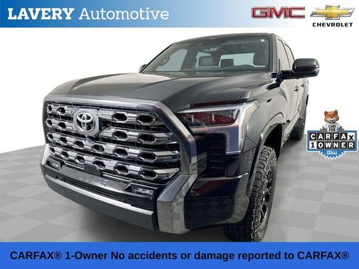 Midnight Black Metallic 2025 Toyota Tundra Platinum